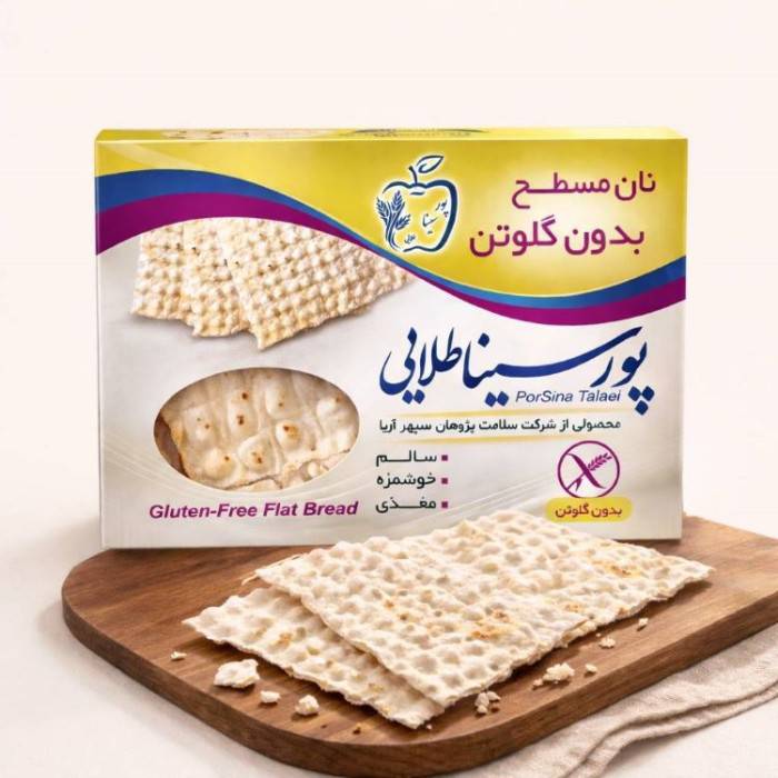 نان بدون گلوتن پورسینا طلایی